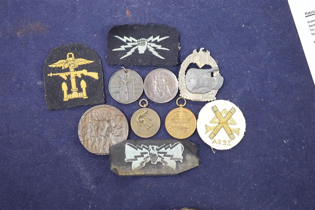 A quantity of Military and Civilian medals / badges